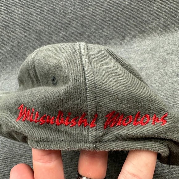 Mitsubishi Motors Hat Cap One Size Adjustable Green Black Cars Casual Streetwear - Picture 7 of 11